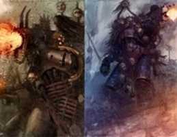 Free download Warhammer 40k - Iron Warriors And Night Lord [Copyright MajesticChicken] free photo or picture to be edited with GIMP online image editor